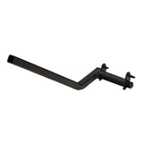 Left Side Elevating Leg Rest Extension for the PaceSaver Scout Boss 4.5 **CLEARANCE**: A black metal tool with a long handle, featuring a crinkle finish, designed for power chair leg rest replacement.