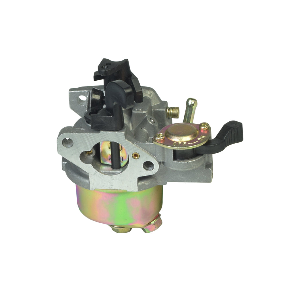 Carburetor with 19mm Intake for the TaoTao GK80 79.5cc Go-Kart, showing a close-up of the metal intake part and manual choke mechanism.