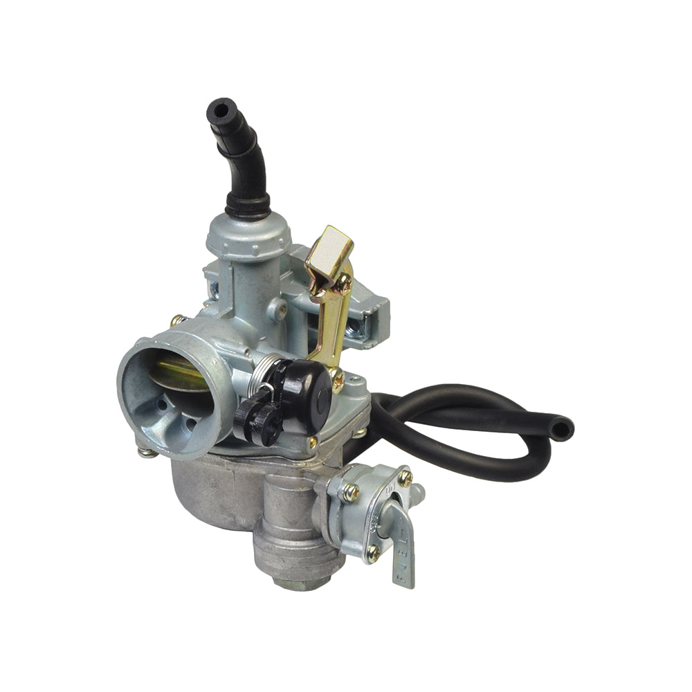 PZ19 Carburetor with 19 mm Intake, Right Side Cable Choke, & Fuel Shut-Off Valve for the Honda Cub C70 & ATC-70