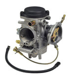 PD33J Carburetor for Yamaha Wolverine 350 (YFM350) - close-up showing intricate parts including the slide, tapered needle, diaphragm, and butterfly, essential for optimal engine performance.