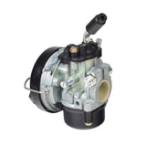 High Performance Carburetor for 48cc - 80cc 2-Stroke Bicycle Engine Kits, featuring a black plastic shroud and a visible metal pipe component.