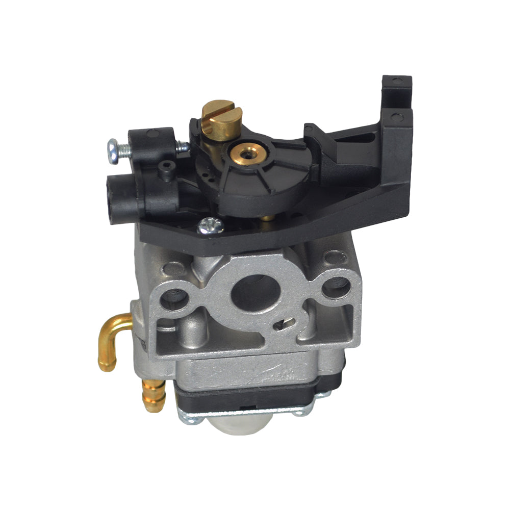 Close-up of a mechanical Carburetor for 4-Stroke Honda GX25 & GX35 Engines, showcasing intricate parts like screws and pipes, ideal for lawn and garden small engine applications.