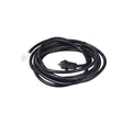 114 Transformer to Control Box Cable for Mega Motion Lift Chairs, featuring a black cable with a white plug. Ideal replacement part, providing sufficient length for easy connectivity.