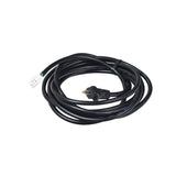 114 Transformer to Control Box Cable for Mega Motion Lift Chairs, featuring a black cable with a white plug. Ideal replacement part, providing sufficient length for easy connectivity.