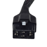 Right Motor Assembly for the Pride Jazzy J6 featuring a black electrical wire with a connector and plug, designed specifically for the VA model J6 power chair with serial number JB213314162020 and after.