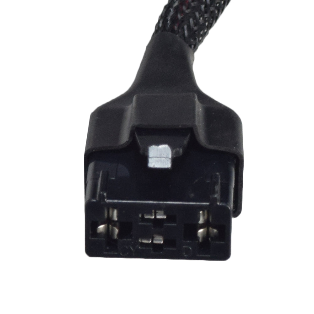 Right Motor Assembly for the Pride Jazzy J6 showing a black electrical wire with a black connector and plug, essential for replacing worn-out drive motors in specified VA model J6 power chairs.