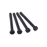 Caster Wheel Axle Bolt for Quantum Q6 Edge 3 Stretto Power Chair - a close-up of several black, threaded steel bolts designed to securely hold the caster wheel in place.