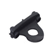 Locking Clip for the Go-Go Folding Scooter (S19), a black plastic object with a central hole, designed to secure parts and ensure stability for scooter or power chair maintenance.