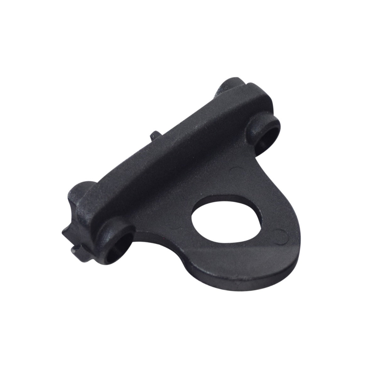 Locking Clip for the Go-Go Folding Scooter (S19), a black plastic object with a central hole, designed to secure parts and ensure stability for scooter or power chair maintenance.