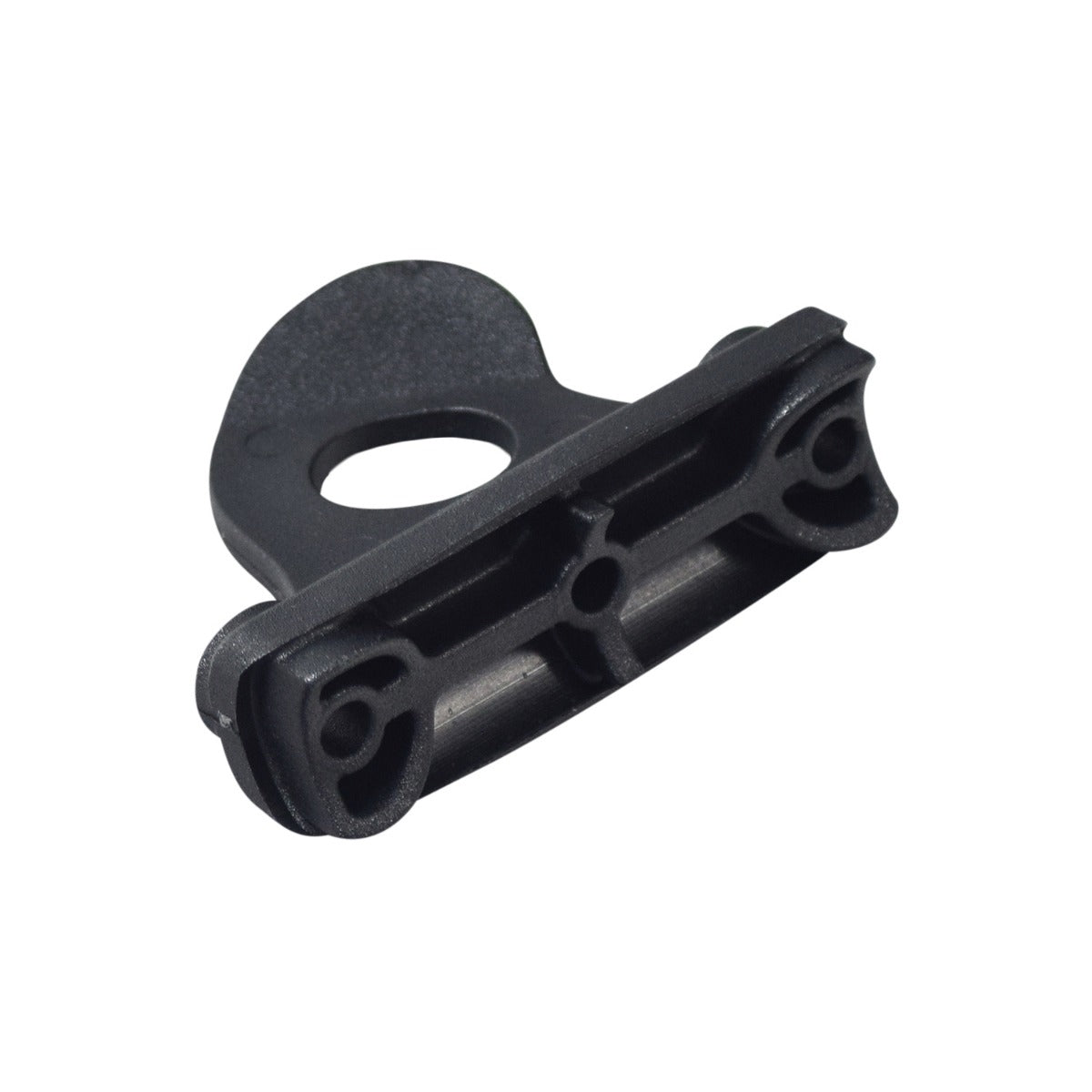 Locking Clip for the Go-Go Folding Scooter (S19), a black plastic object with holes, essential for maintaining scooter functionality.