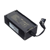 Underside of the Pride CTL1707200 lift chair transformer showing the rating label and gold-pin battery connector slot