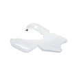 White Base Shroud for the Jazzy Air 2 Power Chair, featuring a durable plastic design with a central hole, protects internal electronics from water and dirt while enhancing the chair's style.