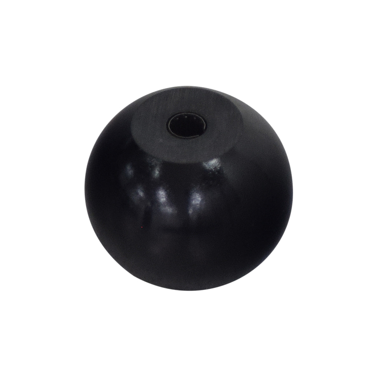 Golf Ball Joystick Knob for the Quantum Q6 Edge and Q Logic Joysticks, featuring a black spherical design with a central hole.