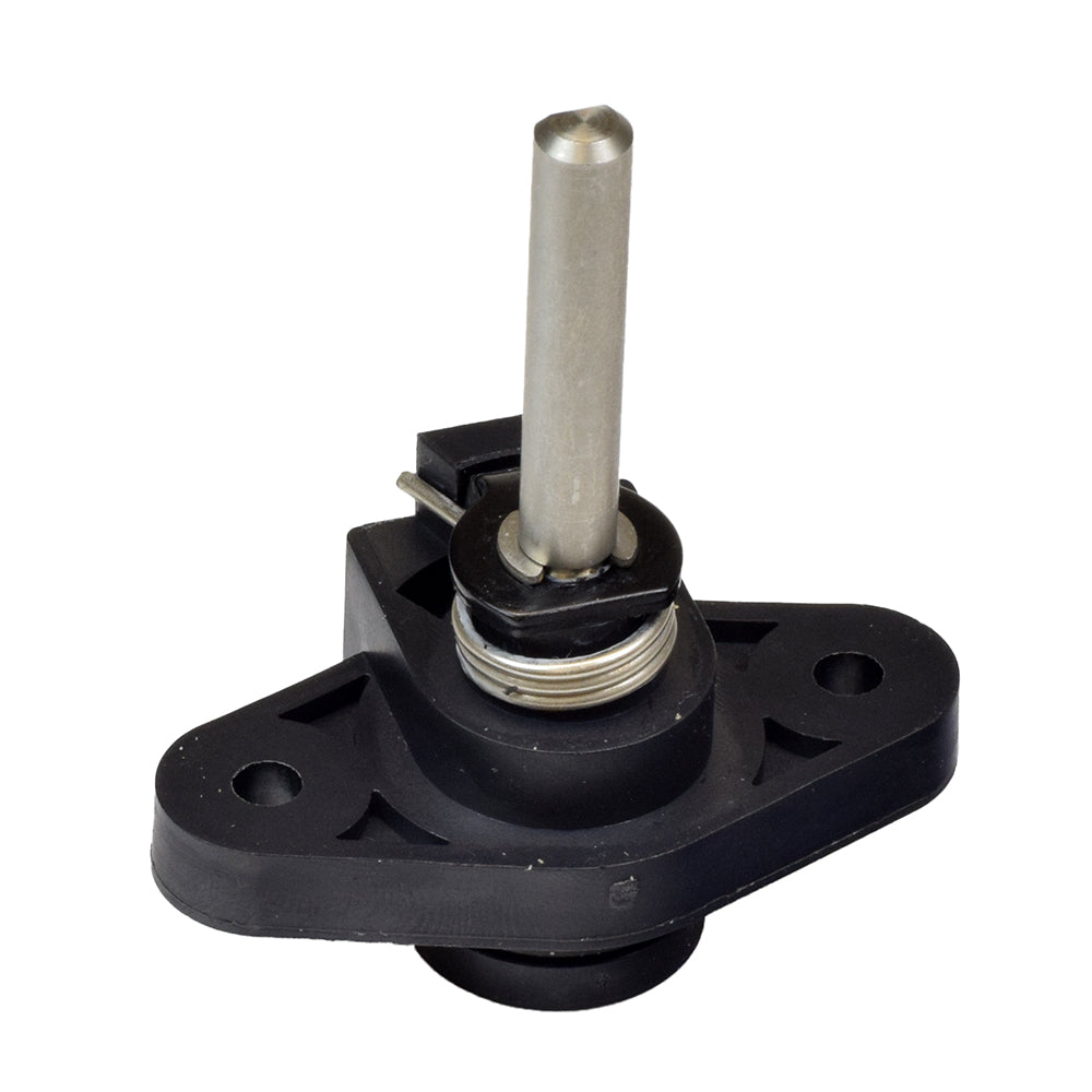 Throttle Pot for Pride Boxster, Rally, Shuttle, Victory 3, Victory 4, Victory 10, Victory XL, and Vista Scooters, featuring a close-up of the cylindrical metal potentiometer with a black base.