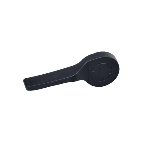 Recline Handle for Jazzy Power Chairs with Hi-Back Comfort Seats: A black plastic handle with a clock face-like design, specifically used to adjust the recline of Jazzy power chair seats.