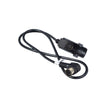 Right Angle 6-Button Hand Control Extension Cable for Pride LC525 & LC576 Series Lift Chairs, featuring a black cable with a connector, designed for specific serial numbers in the LC525 series.