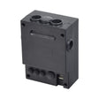 Dual Infinite Motor Control Box for Pride Lift Chair Models LC525, LC576L, & SR525, featuring a black rectangular design with multiple buttons and round holes, essential for specific serial-numbered chairs post-October 2013.