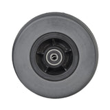 6x2 Front and Rear Caster Wheel for the Quantum Q6 Edge & Q6000Z, featuring a circular design with a central hole, complete with bearings and spacer, suitable for various power chairs.