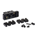 Complete 50 Amp Dynamic R-Series V2.07 Controller Assembly for the Go-Go Ultra X (SC40X/SC44X), featuring a black plastic piece with screws, bolts, and integrated connectors.