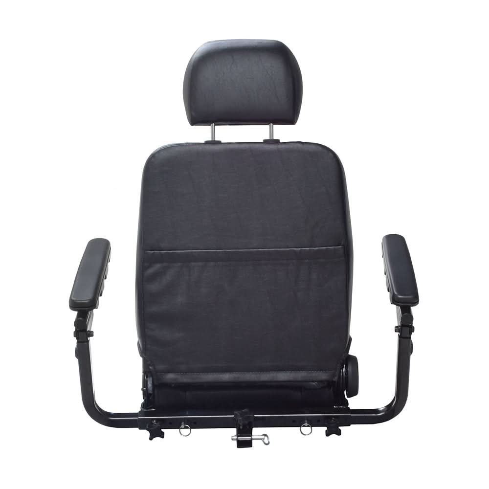 18"x18" Black Vinyl Hi-Back Seat Assembly for the Pride Victory 10 (SC610/SC710) & Pursuit (SC713) Scooters (Blemished)