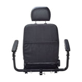18"x18" Black Vinyl Hi-Back Seat Assembly for the Pride Victory 10 (SC610/SC710) & Pursuit (SC713) Scooters (Blemished)
