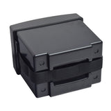 Battery Box Assembly for Jazzy 1113 ATS & Jazzy Select 7 Power Chairs, featuring a black box with a strap for secure attachment, designed for reliable power replacement or backup use.