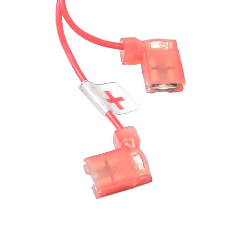 VSI Electronics Pod Assembly with Charger Harness for the Jet 3 Ultra & Jet 10 Ultra, featuring a close-up of a red wire with a cross-shaped red connector.