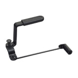 Right Side Freewheel Lever for the Jazzy 600, 600 XL, & Quantum Q600, featuring a black metal arm with a handle and screw, essential for unlocking the brake mechanism on compatible power chairs.