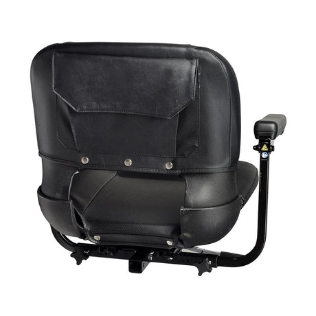 18" Black Vinyl Molded Seat Assembly for Pride Mobility Scooters (Blemished)