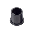 Flange Bearing for Caster Assembly for the Jazzy 600, a black plastic cylindrical object with a central hole, essential for maintaining your scooter or power chair's functionality.