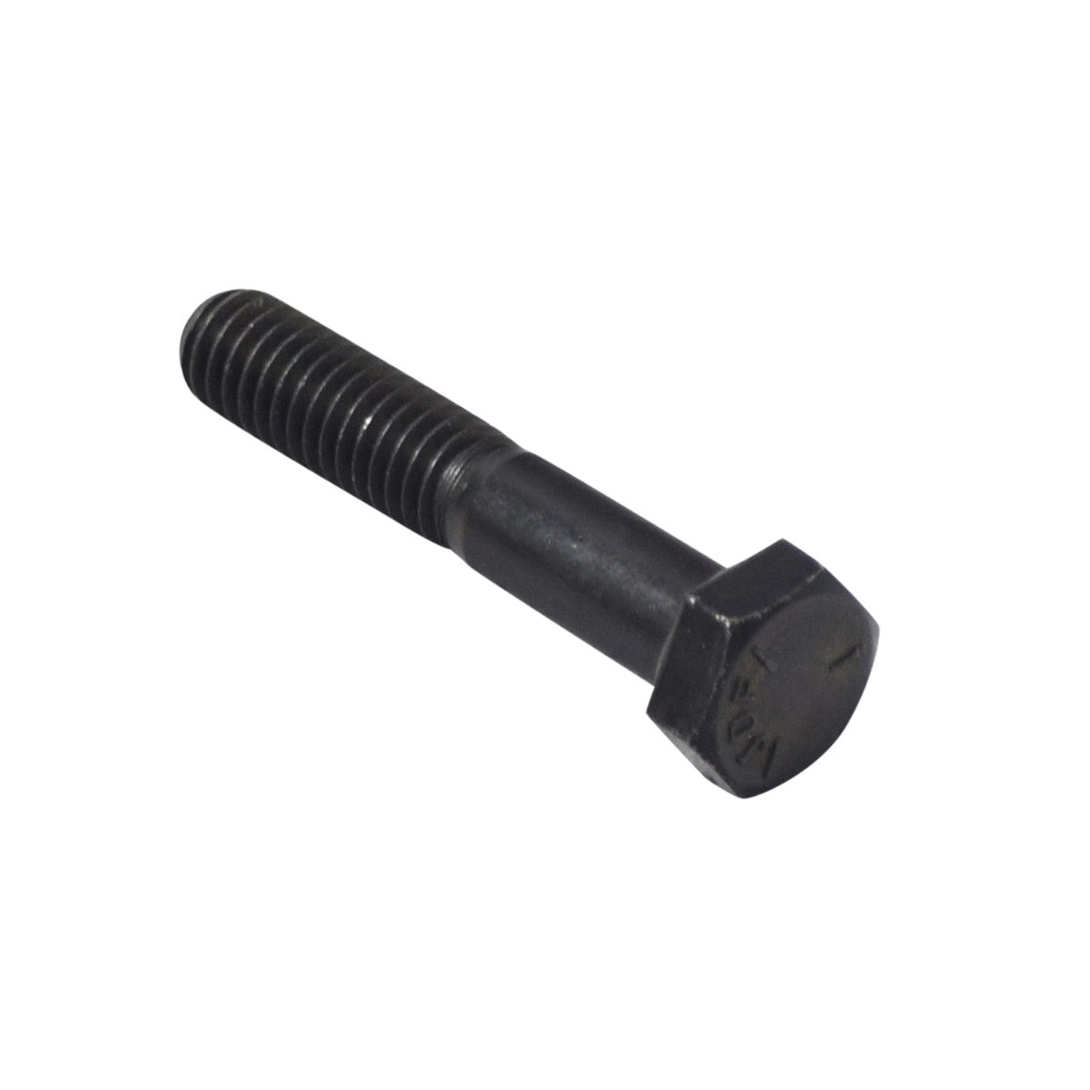 5/16-18x1.75 Seat Post Screw for Pride Wrangler (PMV600) featuring a black hexagon head bolt, close-up on metalware and fastener.