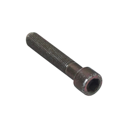 Close-up of a 3/8-24x1 3/4 Motor Screw, designed for the Pride Wrangler (PMV600). It features precise threading and a robust metal finish, ensuring compatibility and durability for your scooter.