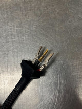 Right Drive Motor for the Jazzy Elite 14 & Elite HD (Blemished) showing the black cord with exposed wires and connectors, highlighting the missing black plastic shroud.