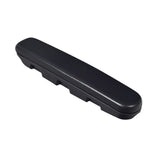 Arm Pad for Pride Scooters with CRS Seating, shown as a sleek, black protective vinyl cover designed specifically for scooters equipped with CRS seating.