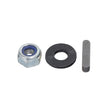 Drive Wheel Nut Kit for the Jazzy 614, 614HD, & Quantum Q614 Power Chairs, featuring a close-up of a nut, washer, and magnet. Essential hardware components for power chair functionality.