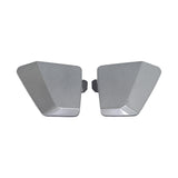 Pewter Shroud Inserts for the Jazzy Zero Turn (ZT) mobility scooter, featuring a set of seven silver pieces including front console shroud, battery box panels, and front and rear panels.