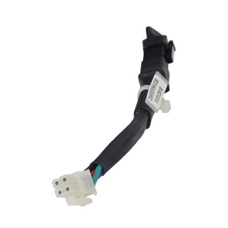 Controller Programming Harness for the Pride Pursuit (SC713), Pursuit 2 (S7132), & Revo (SC63/SC64) with a black wire, white label, and white connector. Includes a protective black end cap for wiring connector.