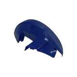 Right Blue Fender for the Jazzy Elite HD and Jazzy Elite 14, made of durable plastic, shown in a simple, unobstructed view.