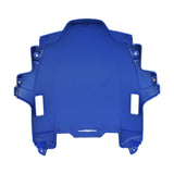 Top Shroud With Inserts for Jazzy Elite 14 & Elite HD, featuring a blue plastic cover with multiple holes, designed to protect electrical and mechanical components from dirt and moisture.