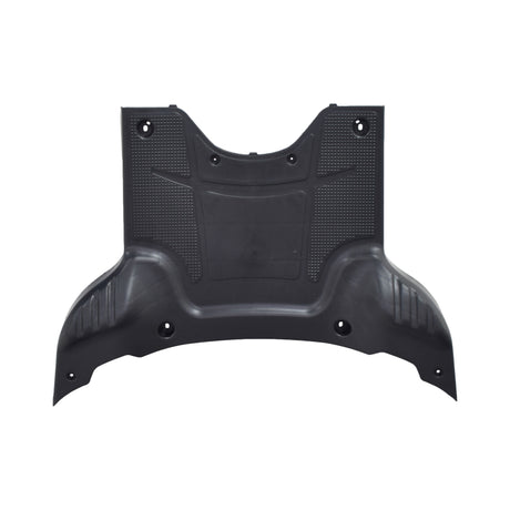 Deck Shroud for Pride Raptor (R3-1700) & Baja Raptor 2 (BA300) Scooters: A black plastic replacement part with multiple holes, designed to restore and protect your scooter’s front appearance.