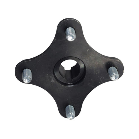 Hub for the Quantum 4Front: A black metal hub with visible screws, designed for scooters or power chairs.