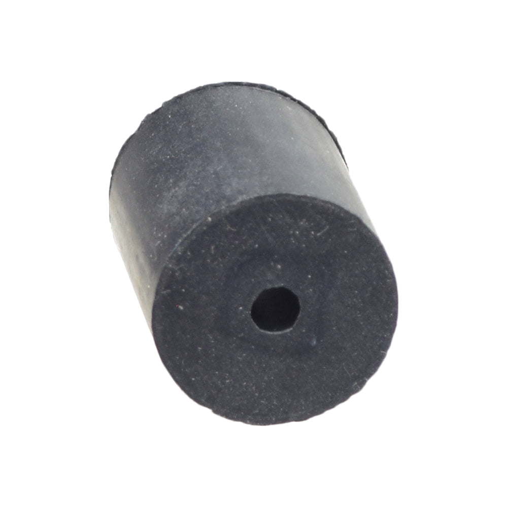 Black Rubber Bumper for the Quantum Tru-Balance Tilt, a small cylindrical component with a central hole, designed to act as a cushion or vibration damper for the tilt mechanism.