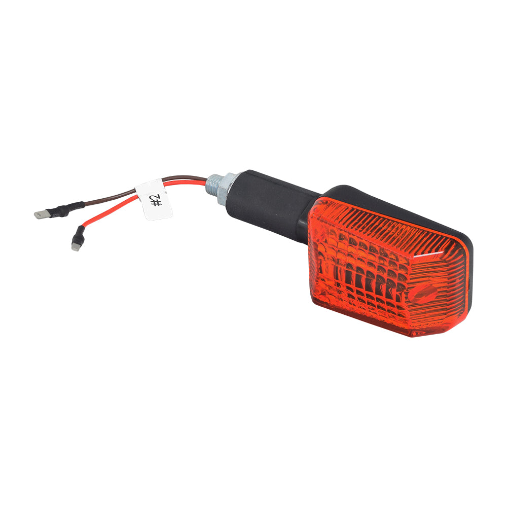 Turn Indicator Light (Blinker) for the Pride Pursuit (SC713) with wires and connectors, featuring a black handle and a screw.