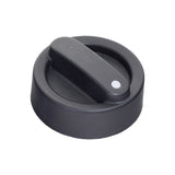 Speed Potentiometer Knob for the Pride Revo 2.0 (S66/S67), a black round knob with a central white dot, essential for scooter controls.