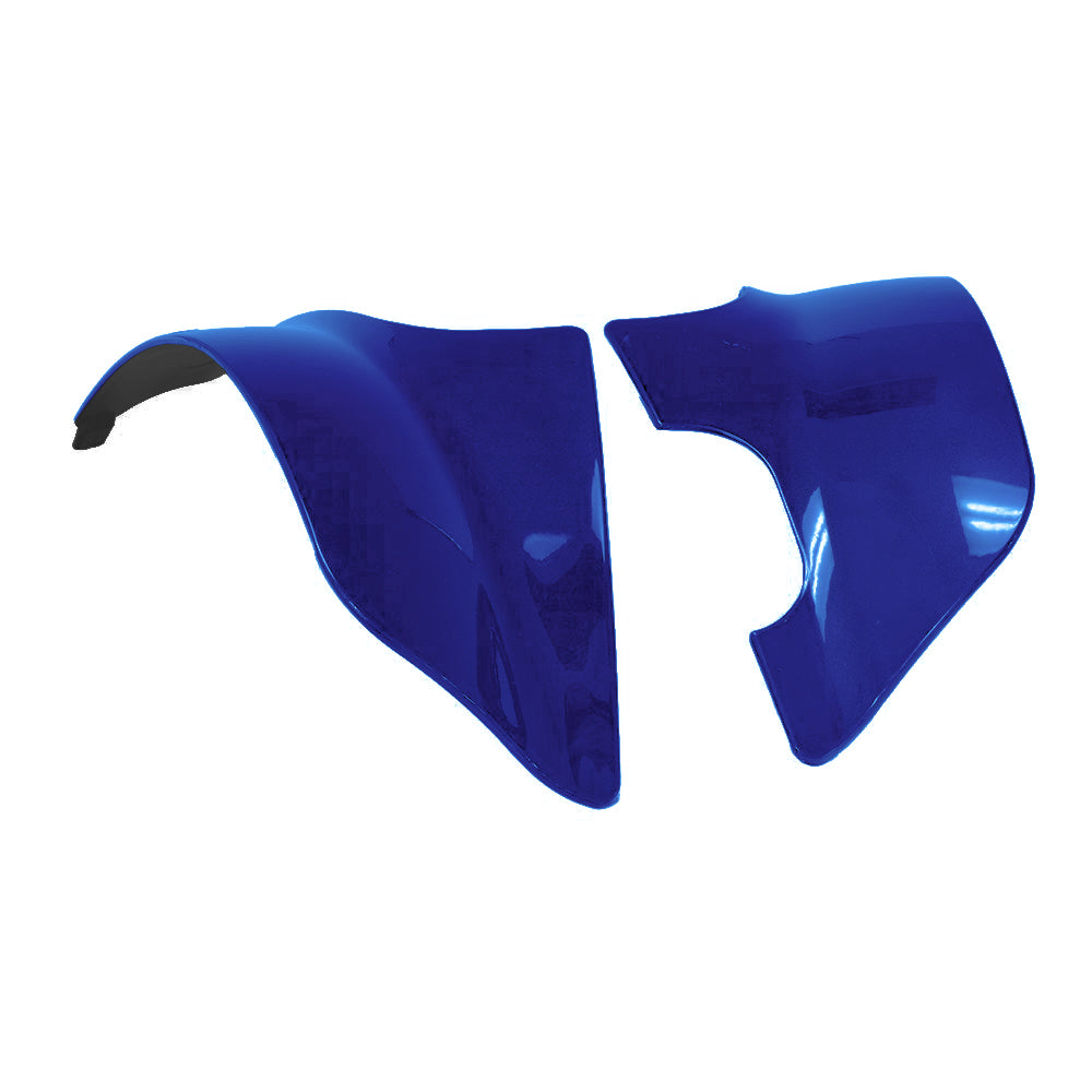 Rear Shroud Fender Set for the Go-Go Elite Traveller Plus (SC53), Elite Traveller Plus HD (SC53HD), and Sport (SC73), featuring a blue plastic structure with black trim, designed to replace damaged scooter panels.