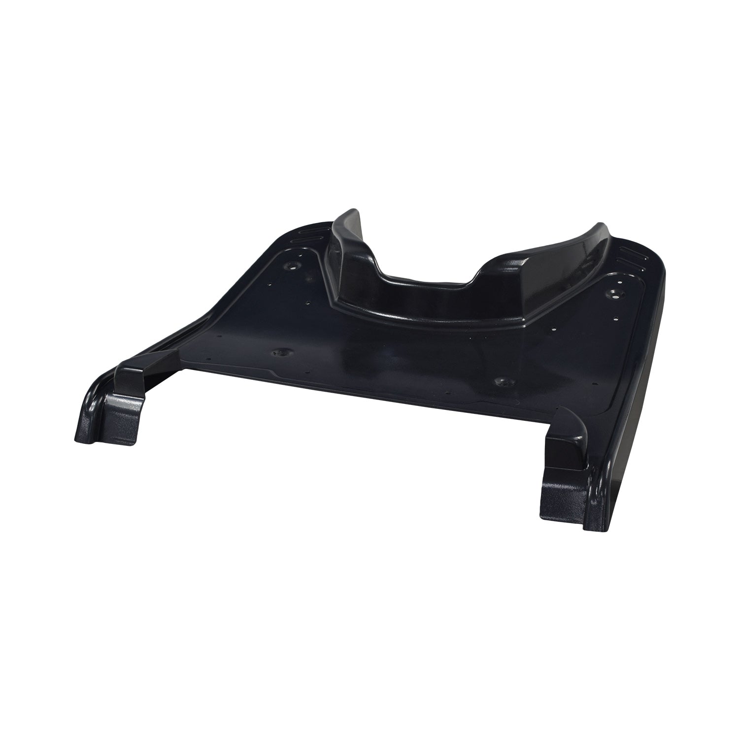 Front Shroud Assembly for the Pride Mobility Sport Rider Scooter, displaying a curved top and flat surface, designed as the scooter's floorboard for both single and dual seat versions.