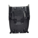 Bottom Console Shroud for the Pride Pursuit 2, Victory 9 & Victory 10 mobility scooters, featuring a black plastic cover with four screws, designed to protect the lower tiller and vital scooter components.