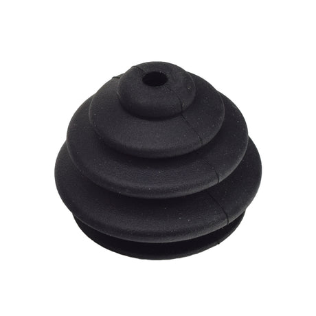 Joystick Rubber Boot for PG Drives Joystick Controllers (VSI, VR2, GC, and Remote Plus), featuring a black rubber circular design with a central hole, suitable for various power chair models.