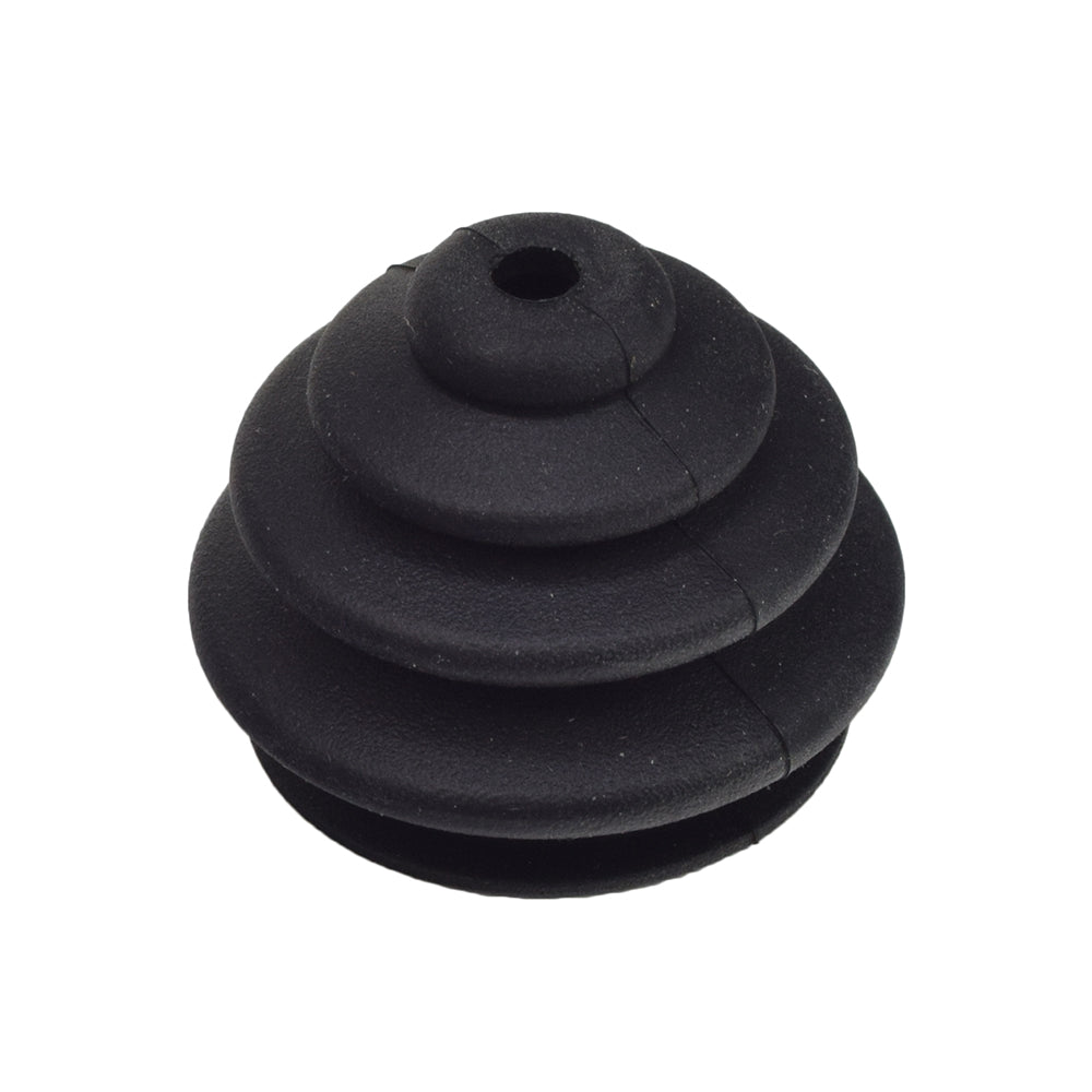 Joystick Boot for the KD Smart Chair Power Chair - a black rubber object with a central hole, designed as a replacement for worn-out joystick boots on various power chair models.