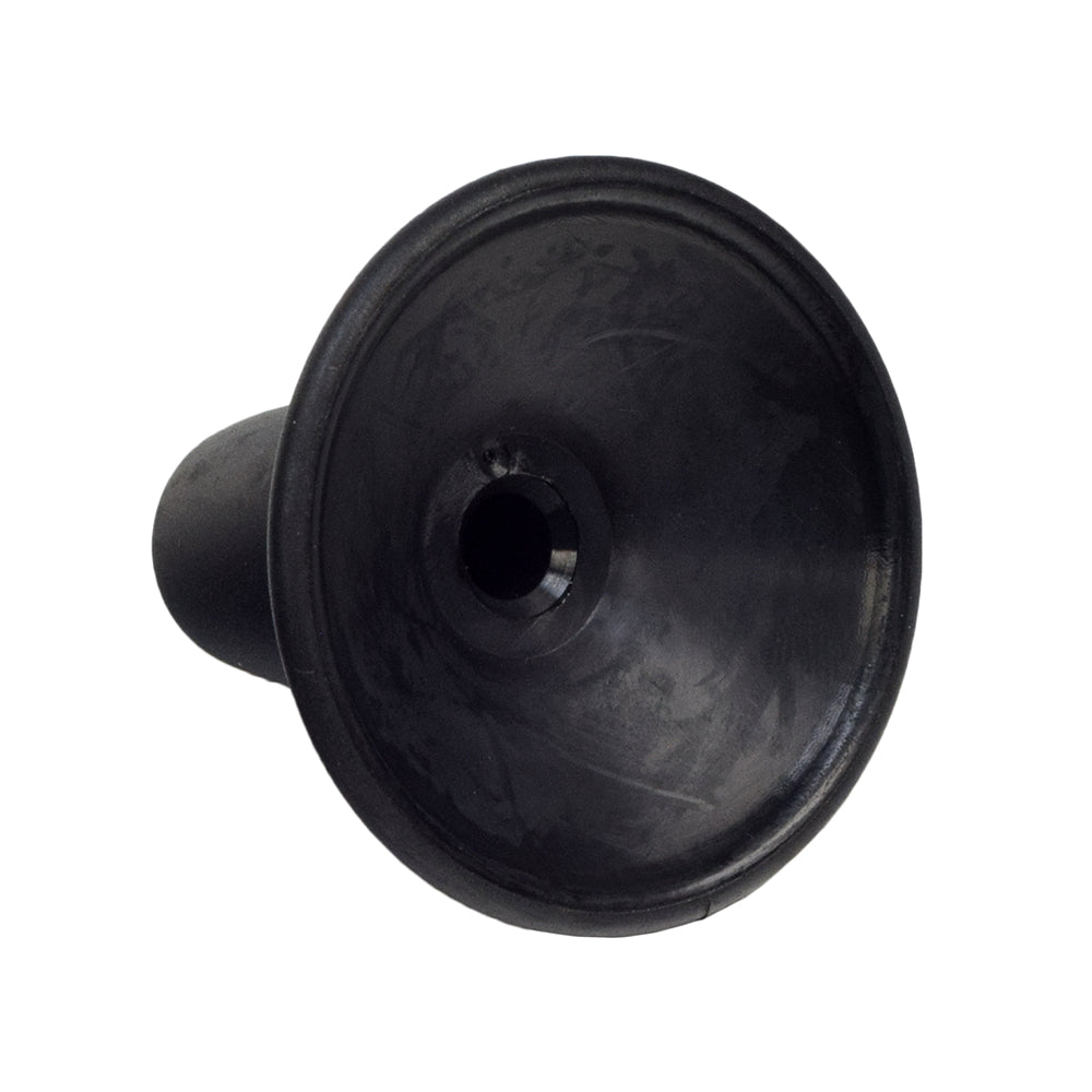 Joystick Knob for PG Drives Joystick Controllers (VSI, VR2, GC, Remote Plus) & Q-Logic, featuring a close-up of a black circular rubber knob with a central hole, designed for joystick replacement.